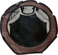 Dailyibed Opvouwbare Puppyren - Bruin - 115x115x58 Cm - Incl. Draagtas - Incl. Voederbak -Merkloos Winkel 1200x1140 7