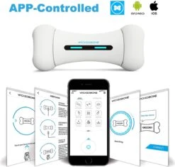 Wickedbone - Automatisch, Interactief En Intelligent Speelgoed Voor Honden - App & Bluetooth Bestuurbaar - USB Oplaadbaar