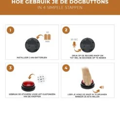 Praatknop Hond - Honden Praatknop - Dog Buttons - Hondenspeelgoed Intelligentie - Dogbuttons - Hondenspeelgoed - Praatknop Voor Honden - Honden Training 11 Praatknop Hond - Honden Praatknop - Dog Buttons - Hondenspeelgoed Intelligentie - Dogbuttons - Hondenspeelgoed - Praatknop Voor Honden - Honden Training -Merkloos Winkel 1200x1145 8