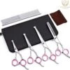 Professionele Hondenscharen Set - Extra Veilige Grooming Set - Trimscharen Voor Honden - Knipschaar - Effileerschaar / Uitdunschaar - Gebogen Schaar Met Ronde Punt - Precisieschaar - Hondenverzorging - Inclusief Kam, 2 Haarclips En Luxe Opbergdoos -Merkloos Winkel 1200x1146 4