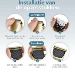 BYER Professionele Dieren Tondeuse Set - Voor Huisdieren Katten & Honden - Draadloos - Oplaadbare Pet Trimmer - Dog Tondeuze Clipper - 5 Standen & Vier Opzetkammen - Low Noise 18 BYER Professionele Dieren Tondeuse Set - Voor Huisdieren Katten & Honden - Draadloos - Oplaadbare Pet Trimmer - Dog Tondeuze Clipper - 5 Standen & Vier Opzetkammen - Low Noise -Merkloos Winkel 1200x1148 2