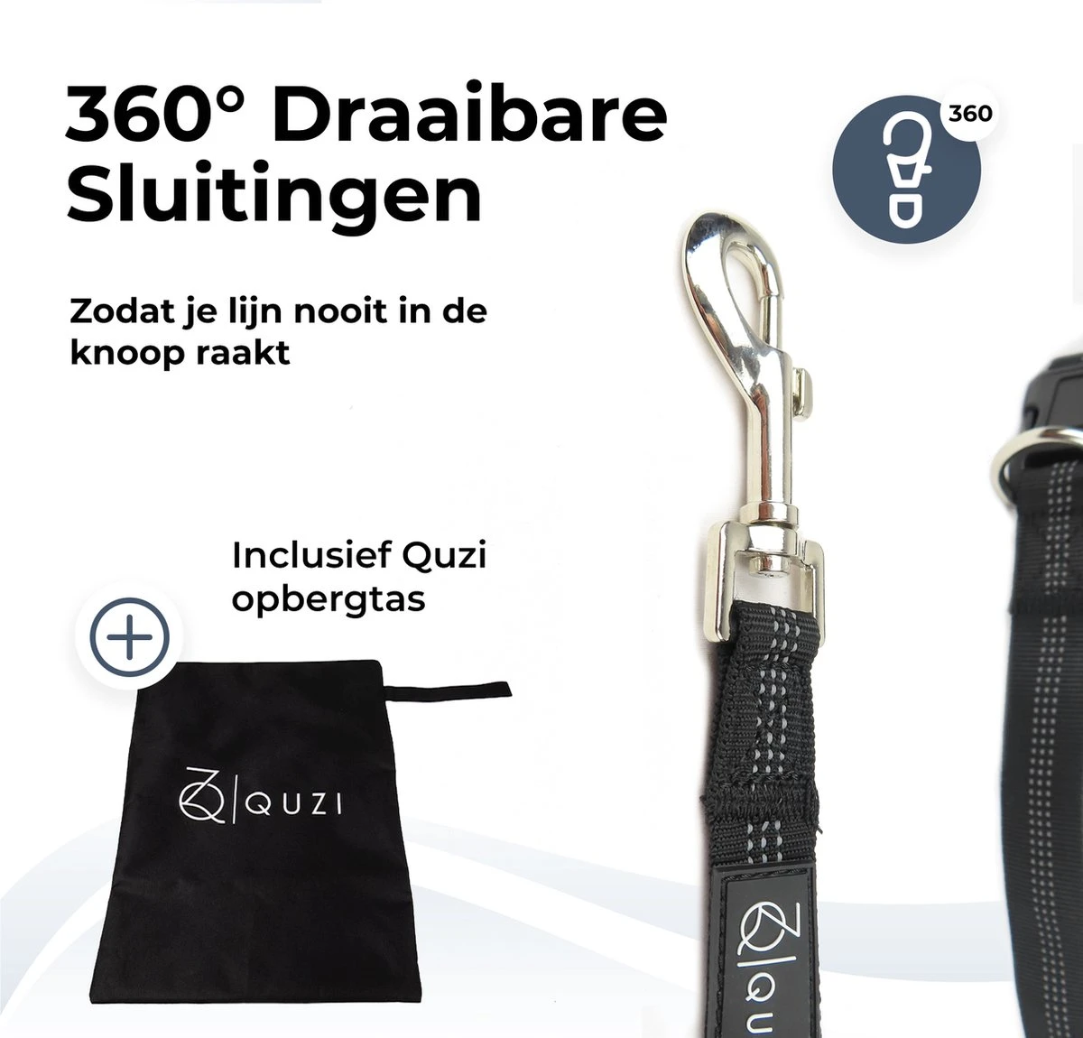 Canicross Looplijn Hond Met Heupriem Voor Hardlopen - Elastische Handsfree Hondenriem - Honden Trainingslijn - 150/200cm - Grijs 7 Canicross Looplijn Hond Met Heupriem Voor Hardlopen - Elastische Handsfree Hondenriem - Honden Trainingslijn - 150/200cm - Grijs - Afbeelding 5