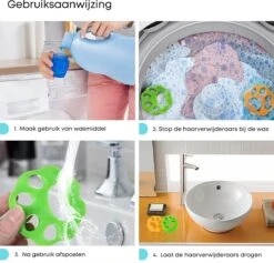 CaseProtect HG - 2 Stuks Haarverwijderaar Voor Katten En Honden - Eenvoudig Haren Verwijderen In Wasmachine En Droger - Kattenhaar En Hondenhaar - Anti Haren - Pluizenverwijderaar En Dierenhaar Verwijderaar Voor Kleding -Merkloos Winkel 1200x1152