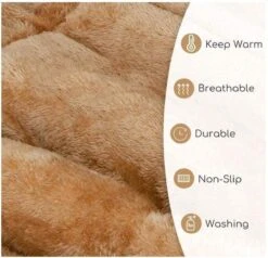 Nobleza Benchkussen - Dierenkussen - Hondenkussen - Kattenkussen - Benchmat - Dierenmat - Hondenmat - Kattenmat - Bruin - Maat S -Merkloos Winkel 1200x1158 2