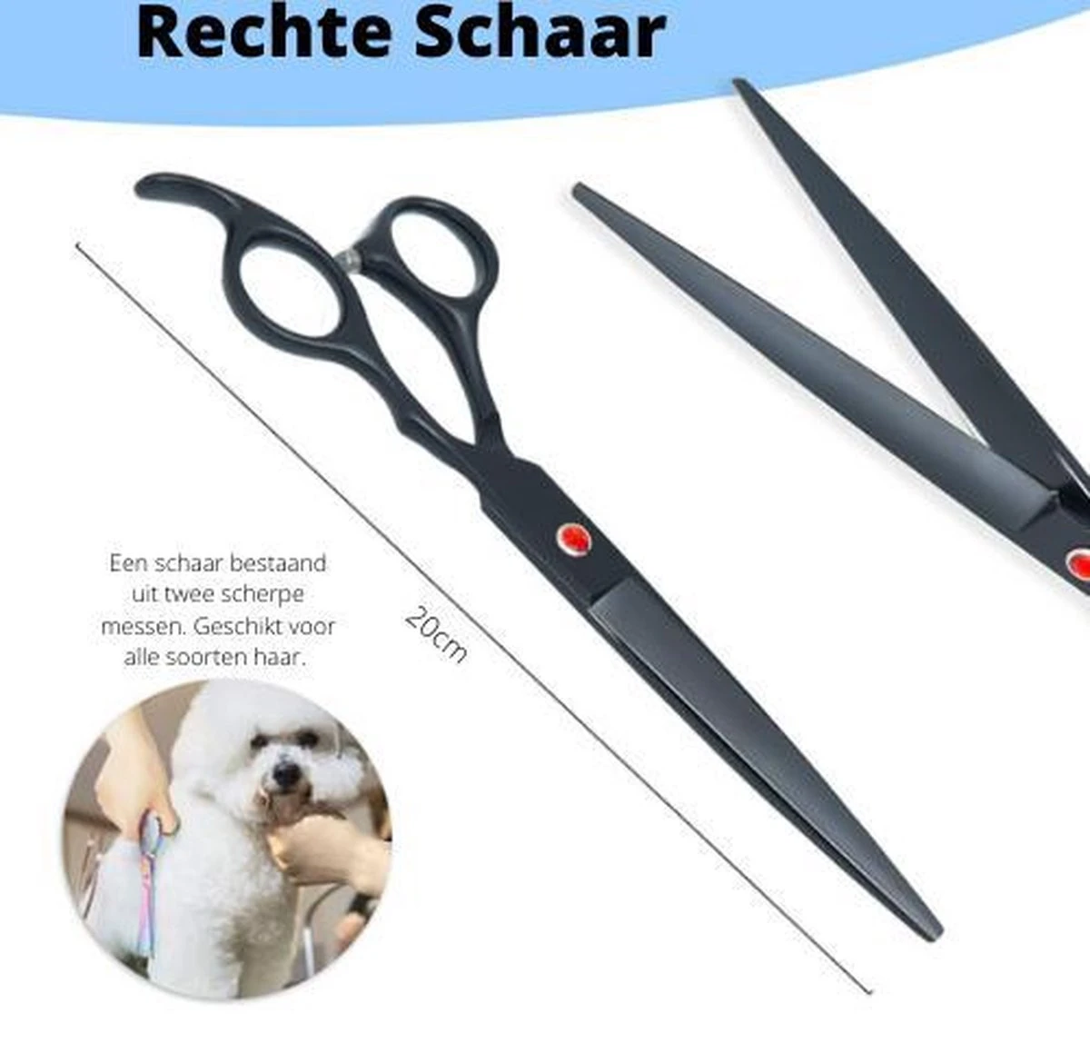 Petsify - Professionele 8-delige Huisdier Knipset - Effileerschaar Hond - Kam Hond - Schaar Hond - Katten Kam - Hondenschaar - Trimschaar Voor Honden - Kapperset - Zwart 6 Petsify - Professionele 8-delige Huisdier Knipset - Effileerschaar Hond - Kam Hond - Schaar Hond - Katten Kam - Hondenschaar - Trimschaar Voor Honden - Kapperset - Zwart - Afbeelding 4
