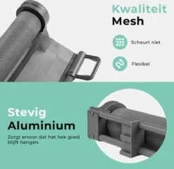 Château Animaux® - Tot 180cm Breed Traphekje Oprolbaar Hond - Stijlvolle Oplossing - Dieren Hek - Honden Hek 17 Château Animaux® - Tot 180cm Breed Traphekje Oprolbaar Hond - Stijlvolle Oplossing - Dieren Hek - Honden Hek -Merkloos Winkel 1200x1165 8