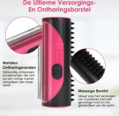 Frenkies HuisdierPlezier Hondenborstel - Borstels - Hondenborstel - Hondenkam - Roze -Merkloos Winkel 1200x1167