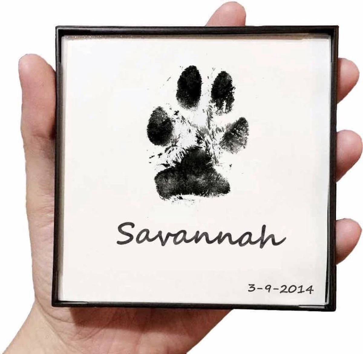 PrintMe - Paw Print Pad - Groter Formaat - Pootafdruk Maken Van Hond Of Kat - Zeer Gemakkelijk - Verbeterd Formaat! - Geen Inkt Op De Poot Van Uw Huisdier- Groot - Leuk Als Cadeau! 4 PrintMe - Paw Print Pad - Groter Formaat - Pootafdruk Maken Van Hond Of Kat - Zeer Gemakkelijk - Verbeterd Formaat! - Geen Inkt Op De Poot Van Uw Huisdier- Groot - Leuk Als Cadeau! - Afbeelding 2