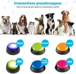 BFreshPets Praatknop Voor Honden - 6 Stuks - Dogbuttons - Hondenspeelgoed - Honden Training - Laat Uw Huisdier Spreken -Merkloos Winkel 1200x1175 8