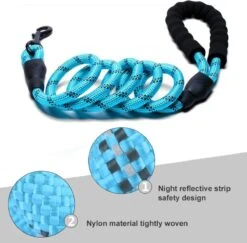 Merkloos Hondenriem - Reflecterende Hondenriem - Rood -Merkloos Winkel 1200x1181 9