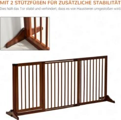 PawHut Barrière Verstelbare Lengte D06-079V01 13 PawHut Barrière Verstelbare Lengte D06-079V01 -Merkloos Winkel 1200x1185 5