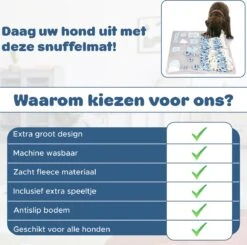 Snuffelmat Hond - Likmat Hond - Honden Speelgoed Intelligentie - Anti Schrokbak Hond - Honden Speeltjes - 100cmx100cm 16 Snuffelmat Hond - Likmat Hond - Honden Speelgoed Intelligentie - Anti Schrokbak Hond - Honden Speeltjes - 100cmx100cm -Merkloos Winkel 1200x1191 9