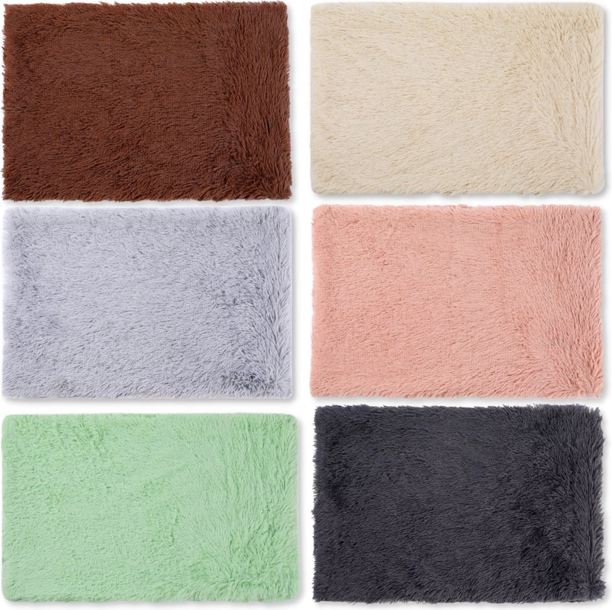 Fluffy Blanket - Pluche Hondendeken - 120 X 100 CM - Grijs - Voor De Auto Of Bank - Fleece 4 Fluffy Blanket - Pluche Hondendeken - 120 X 100 CM - Grijs - Voor De Auto Of Bank - Fleece - Afbeelding 2