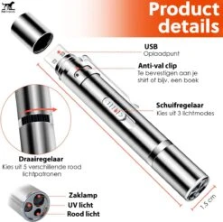 PetFriends Laserpen Voor Kat - USB Oplaadbaar - Laserpointer - Laserlampje - Kattenspeeltjes 13 PetFriends Laserpen Voor Kat - USB Oplaadbaar - Laserpointer - Laserlampje - Kattenspeeltjes -Merkloos Winkel 1200x1195 18