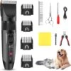 Merkloos Hondentondeuse, Hundeschermaschine / Dog Clippers - Dierenhaartrimmer, Hondentondeuse Kit Hond Verzorging -Merkloos Winkel 1200x1196 4