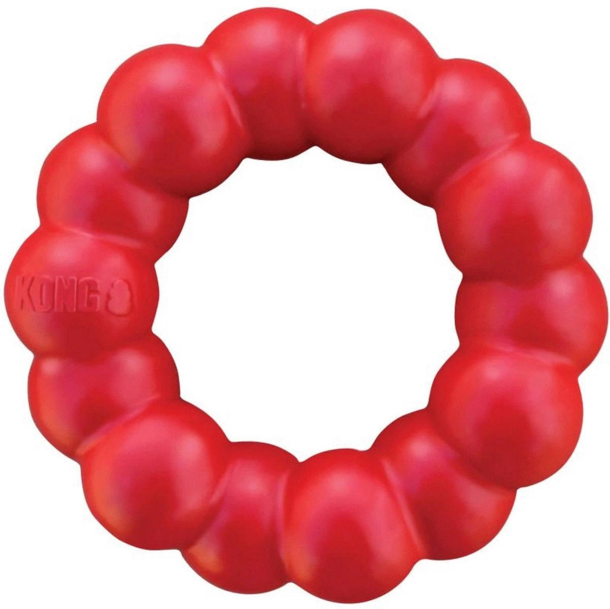Kong Ring Rood 11x11x3 Cm - Medium/Large 3 Kong Ring Rood 11x11x3 Cm - Medium/Large