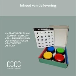 Comfort Company Praatknop Hond | Dogbuttons – Honden Speelgoed | Honden Speelgoed Intelligentie | 4 Stuks | Agility Voor De Hond | 30 Seconden Opnamen | Honden Training 18 Comfort Company Praatknop Hond | Dogbuttons – Honden Speelgoed | Honden Speelgoed Intelligentie | 4 Stuks | Agility Voor De Hond | 30 Seconden Opnamen | Honden Training -Merkloos Winkel 1200x1199 21