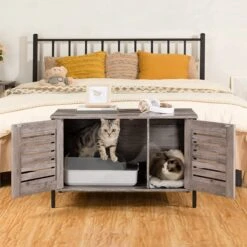 Houten Kattenhuis - Kattenkast Voor Binnen & Buiten - Kattenhok - Kattenhuisje Hout Met Deur En Gat - Hondenhok Voor Kleine Honden - 80 X 45 X 50.5 Cm 9 Houten Kattenhuis - Kattenkast Voor Binnen & Buiten - Kattenhok - Kattenhuisje Hout Met Deur En Gat - Hondenhok Voor Kleine Honden - 80 X 45 X 50.5 Cm -Merkloos Winkel 1200x1200 1081