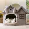 CAT Kattenmand Kattenhuis Maat M - Lekker Slapen Bed Hond Katten Huis Verwijderbare Kussen Ingesloten Pet Bed Voor Kat Kittens Puppy Pet Kat Accessoires -Merkloos Winkel 1200x1200 1082