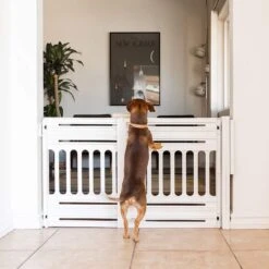 Iris Ohyama Huisdier Bariere PBR-600 - Kunststof - Wit/Beige - Uitschuifbaar 14 Iris Ohyama Huisdier Bariere PBR-600 - Kunststof - Wit/Beige - Uitschuifbaar -Merkloos Winkel 1200x1200 1190