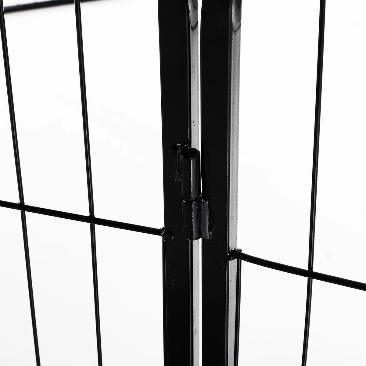 Merkloos Hondenren - Puppyren - Hondenkennel - 8 Kennelpanelen - Staal - 80 Cm Hoog - 640 Cm Omtrek - Uitbreidbaar 12 Merkloos Hondenren - Puppyren - Hondenkennel - 8 Kennelpanelen - Staal - 80 Cm Hoog - 640 Cm Omtrek - Uitbreidbaar - Afbeelding 10