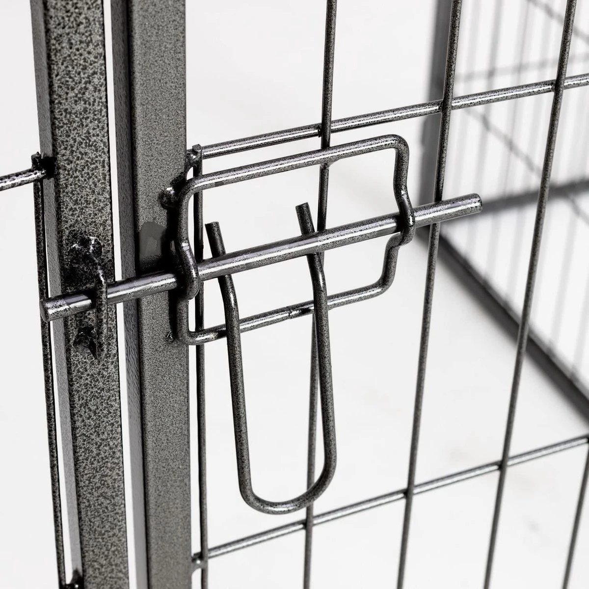 Merkloos Premium Puppyren - 80 Cm Hoog - 640 Cm Omtrek - Hondenren - Hondenhok - Grijs Hamerslag 9 Merkloos Premium Puppyren - 80 Cm Hoog - 640 Cm Omtrek - Hondenren - Hondenhok - Grijs Hamerslag - Afbeelding 7