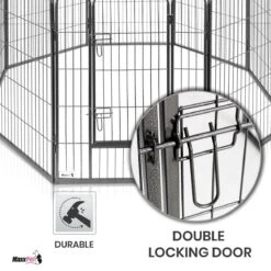 MaxxPet Puppyren - Hondenbench - Hondenren- Puppyren Met 8 Kennelpanelen - Staal -80 X 100 Cm Ø 210 Cm 13 MaxxPet Puppyren - Hondenbench - Hondenren- Puppyren Met 8 Kennelpanelen - Staal -80 X 100 Cm Ø 210 Cm -Merkloos Winkel 1200x1200 1254