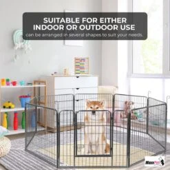 MaxxPet Puppyren - Hondenbench - Hondenren- Puppyren Met 8 Kennelpanelen - Staal -80 X 100 Cm Ø 210 Cm 15 MaxxPet Puppyren - Hondenbench - Hondenren- Puppyren Met 8 Kennelpanelen - Staal -80 X 100 Cm Ø 210 Cm -Merkloos Winkel 1200x1200 1255