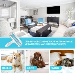 RX Goods Pluizen En Haren Verwijderaar Met Schoonmaakborstel - Kleding Borstel & Roller – Huisdier -Merkloos Winkel 1200x1200 129