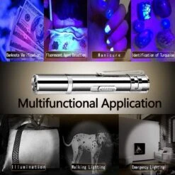 Merkloos Laserpen - Laserlamp - Laserpointer - Laser - Zaklamp - UV-Licht - Multifunctioneel - 7 Verschillende Standen - Dierenspeelgoed - USB-oplaadbaar -Merkloos Winkel 1200x1200 1338