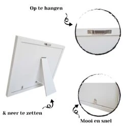 NOVOB® Fotolijst Met Inktafdruk - Pootafdruk Hond - Contactloos - Paw Print - Hondenspeelgoed - Afdruk Huisdier - Cadeau - 23.5 X 29 Cm | Wit 11 NOVOB® Fotolijst Met Inktafdruk - Pootafdruk Hond - Contactloos - Paw Print - Hondenspeelgoed - Afdruk Huisdier - Cadeau - 23.5 X 29 Cm | Wit -Merkloos Winkel 1200x1200 1350