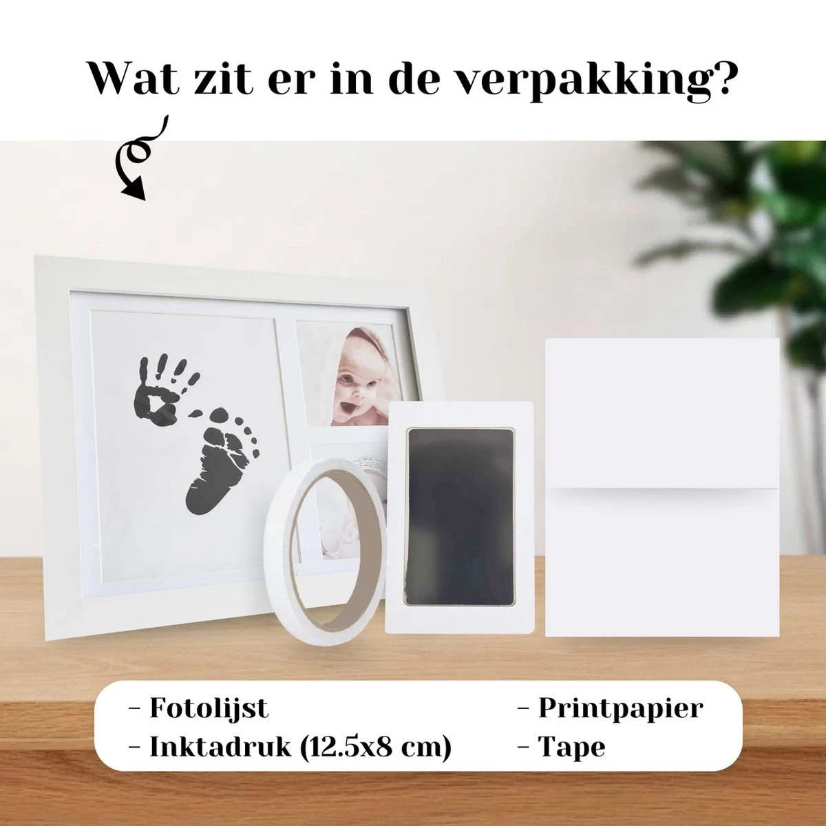 NOVOB® Fotolijst Met Inktafdruk - Pootafdruk Hond - Contactloos - Paw Print - Hondenspeelgoed - Afdruk Huisdier - Cadeau - 23.5 X 29 Cm | Wit 9 NOVOB® Fotolijst Met Inktafdruk - Pootafdruk Hond - Contactloos - Paw Print - Hondenspeelgoed - Afdruk Huisdier - Cadeau - 23.5 X 29 Cm | Wit - Afbeelding 7