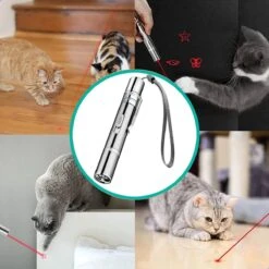 Laserpen - Kattenspeeltjes - Laser - Katten Speelgoed - Kattenspeelgoed - Laserlampje Kat - Speeltjes - Pointer - Lamp - Laserlampje - USB Oplaadbaar -Merkloos Winkel 1200x1200 1362