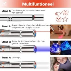 PetFriends Laserpen Voor Kat - USB Oplaadbaar - Laserpointer - Laserlampje - Kattenspeeltjes 11 PetFriends Laserpen Voor Kat - USB Oplaadbaar - Laserpointer - Laserlampje - Kattenspeeltjes -Merkloos Winkel 1200x1200 1370