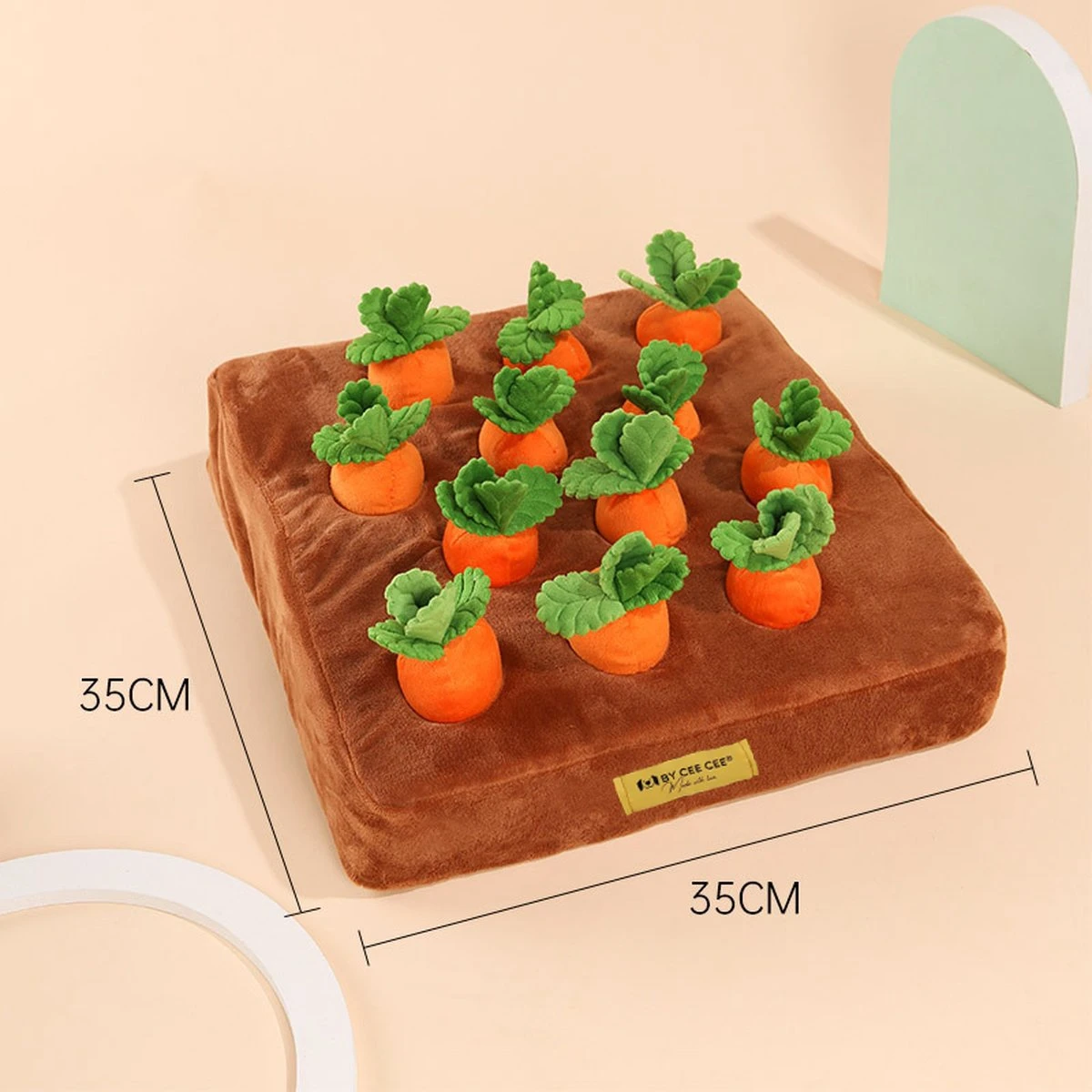 Snuffelmat Hond – Denkspel Hond – Honden Speelgoed – Hondenspel – Wortelveld 4 Snuffelmat Hond – Denkspel Hond – Honden Speelgoed – Hondenspel – Wortelveld - Afbeelding 2