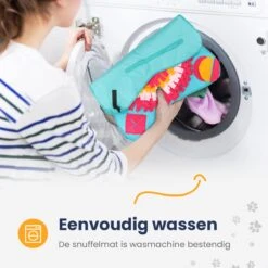 Snuffelmat 70x70cm Inclusief Rubberen Massage Bal & E-book - Speelmat Hond - Denkspel Hond - Puppy Speelgoed - Anti Schrok Mat - Honden Snoepjes - Cadeau Tip -Merkloos Winkel 1200x1200 1400