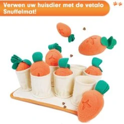 Premium Snuffelmat Voor Hond En Kat - Intelligentie Speelgoed - Snuffel Mat Puppy - IQ Hondenspeeltjes - Educatieve Training Huisdier - Snuffeltrainer Hondenpuzzel - Educatief Speelgoed - Vetalo -Merkloos Winkel 1200x1200 1421