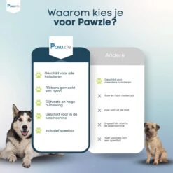 Pawzle Snuffelmat Hond - Likmat - Anti Schrokbak - Honden Speelgoed Intelligentie - Puppy - Inclusief Speelbal - 50x50cm - Blauw 19 Pawzle Snuffelmat Hond - Likmat - Anti Schrokbak - Honden Speelgoed Intelligentie - Puppy - Inclusief Speelbal - 50x50cm - Blauw -Merkloos Winkel 1200x1200 1429