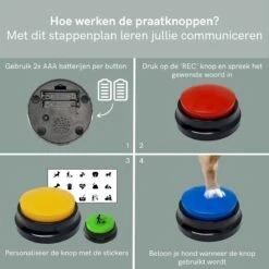 Comfort Company Praatknop Hond | Dogbuttons – Honden Speelgoed | Honden Speelgoed Intelligentie | 4 Stuks | Agility Voor De Hond | 30 Seconden Opnamen | Honden Training 15 Comfort Company Praatknop Hond | Dogbuttons – Honden Speelgoed | Honden Speelgoed Intelligentie | 4 Stuks | Agility Voor De Hond | 30 Seconden Opnamen | Honden Training -Merkloos Winkel 1200x1200 1443