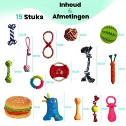 Petloverz – Honden Speelgoed Set – Honden Speeltjes – Knuffel - Speelgoed – Intelligentie – 15 Speeltjes 11 Petloverz – Honden Speelgoed Set – Honden Speeltjes – Knuffel - Speelgoed – Intelligentie – 15 Speeltjes -Merkloos Winkel 1200x1200 1522