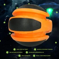 Dog Comets Sun Extreem Sterke Hondenbal - Gemaakt Van TPR Rubber – Gebruiksvriendelijk Hondenspeeltje – Drijvende Hondenbal – Geschikt Voor (middelgrote) Honden – Duurzaam Hondenspeeltje - Oranje -Merkloos Winkel 1200x1200 1583