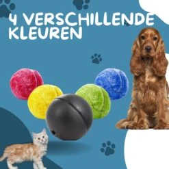 Merkloos Magic Roller Ball – Honden Speelgoed – Kattenspeeltjes - Honden Speeltjes - Kattenspeelgoed - INCLUSIEF BATTERIJ -Merkloos Winkel 1200x1200 1594