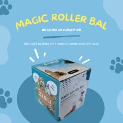 Merkloos Magic Roller Ball – Honden Speelgoed – Kattenspeeltjes - Honden Speeltjes - Kattenspeelgoed - INCLUSIEF BATTERIJ -Merkloos Winkel 1200x1200 1595