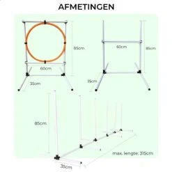 AYOO Agility Voor De Hond - Honden Training - Honden Behendigheid Set - Hondenparcours - Training Huisdieren - Honden Agility Set - Slalom - Horde - Draagzak - Agility Set - Oranje - Wit - GRATIS Speeltouw 14 AYOO Agility Voor De Hond - Honden Training - Honden Behendigheid Set - Hondenparcours - Training Huisdieren - Honden Agility Set - Slalom - Horde - Draagzak - Agility Set - Oranje - Wit - GRATIS Speeltouw -Merkloos Winkel 1200x1200 1606
