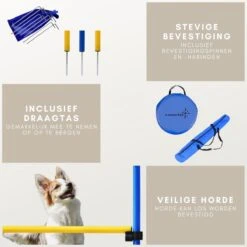Agility Voor De Hond - Agility Set- Hondentunnel 300 Cm- Slalom Set - Horde - Startveld - Honden Behendigheidsset - 16 Delig - Tunnel - Slalom - Horde - Agility Set Voor De Hond - Agility Set -Merkloos Winkel 1200x1200 1621