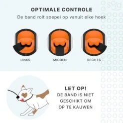 Hondenriem Tape - 5 Meter - Medium - Voor Honden <25 Kg - Zwart-Wit -Merkloos Winkel 1200x1200 1761