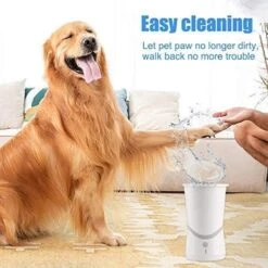 Merkloos Elektrische Hondenpootreiniger Draagbare Pet Voetenreinigingsborstel Zuigerkom Hondenvoetenreiniger Wasmachine Zachte Siliconenborstels Voor Modderige Poten Oplaadbare USB -Merkloos Winkel 1200x1200 180