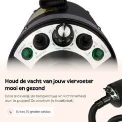 Captain Pup's Professionele Hondenföhn Met 4 Opzetstukken - Bijgeleverde Hondenborstel - Waterblazer Voor Honden - Zwart -Merkloos Winkel 1200x1200 21