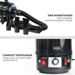 Hondenföhn/Waterblazer - Verstelbare Vermogen Standen (500W Tot 2400W) En Verstelbare Temperatuur - Zwart 17 Hondenföhn/Waterblazer - Verstelbare Vermogen Standen (500W Tot 2400W) En Verstelbare Temperatuur - Zwart -Merkloos Winkel 1200x1200 215