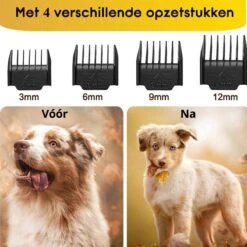 AVE Pets® Volledige Hondentondeuse Set Met Display - Draadloos Tondeuse - Scheerapparaat Voor Je Hond Of Kat - Huisdier Trimmer - Dierentondeuse - Dieren Verzorging -Merkloos Winkel 1200x1200 233